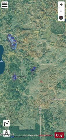 Lake Sugar depth contour Map - i-Boating App - Satellite