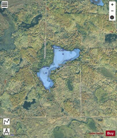 Beauregard Lake depth contour Map - i-Boating App - Satellite