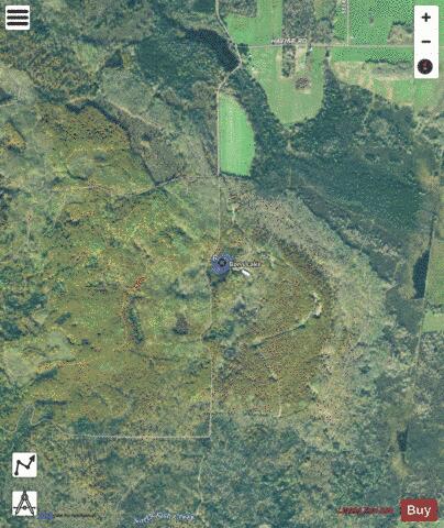 Boris Lake depth contour Map - i-Boating App - Satellite