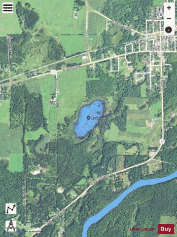 Bruce Lake depth contour Map - i-Boating App - Satellite