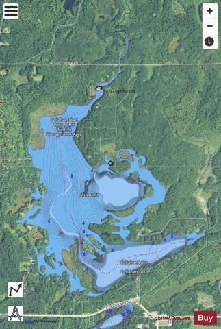 Callahan depth contour Map - i-Boating App - Satellite