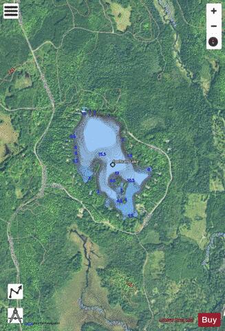 Cochran Lake depth contour Map - i-Boating App - Satellite