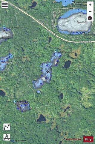 Fallison Lake depth contour Map - i-Boating App - Satellite