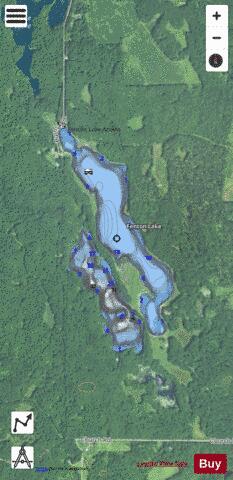 Fenton Lake depth contour Map - i-Boating App - Satellite