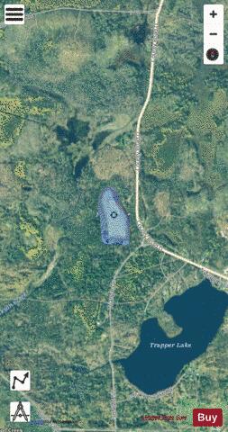 Friedbauer Lake depth contour Map - i-Boating App - Satellite