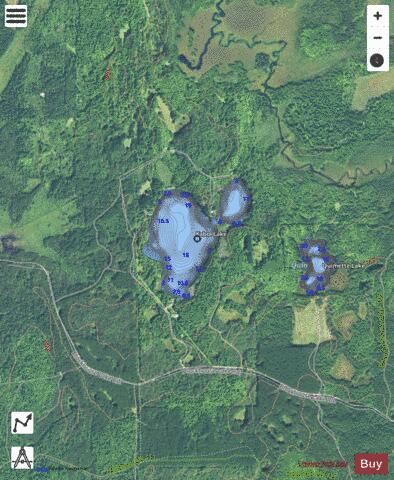 Kabol Lake depth contour Map - i-Boating App - Satellite