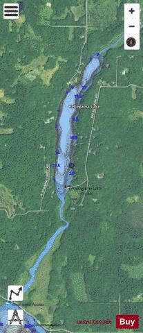 Kekegama Lake depth contour Map - i-Boating App - Satellite