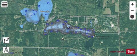 Kusel Lake depth contour Map - i-Boating App - Satellite