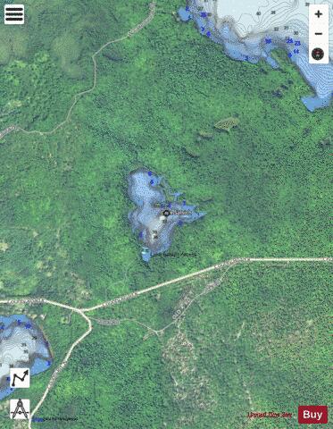 Lake Salsich depth contour Map - i-Boating App - Satellite
