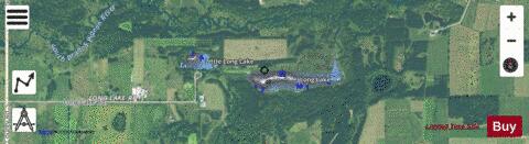 Long Lake E depth contour Map - i-Boating App - Satellite