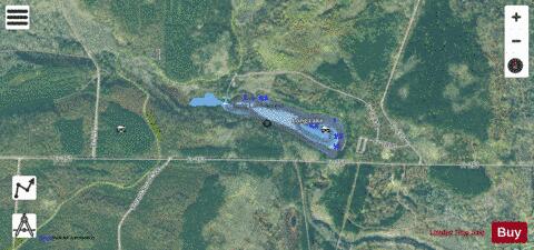 Long Lake I depth contour Map - i-Boating App - Satellite