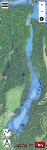 Mud Lake I depth contour Map - i-Boating App - Satellite