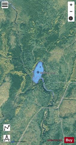 Muskellunge Lake D depth contour Map - i-Boating App - Satellite