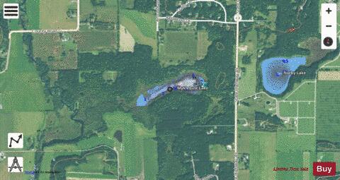 Myklebust Lake depth contour Map - i-Boating App - Satellite