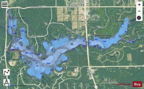 Nepco Lake depth contour Map - i-Boating App - Satellite