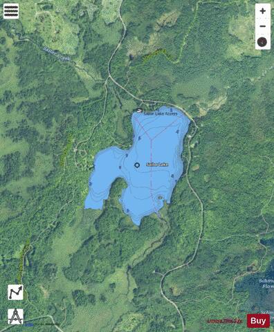 Sailor Lake depth contour Map - i-Boating App - Satellite
