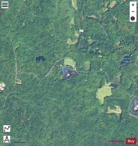 Salem Lake depth contour Map - i-Boating App - Satellite