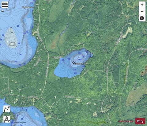 Spring Lake G depth contour Map - i-Boating App - Satellite