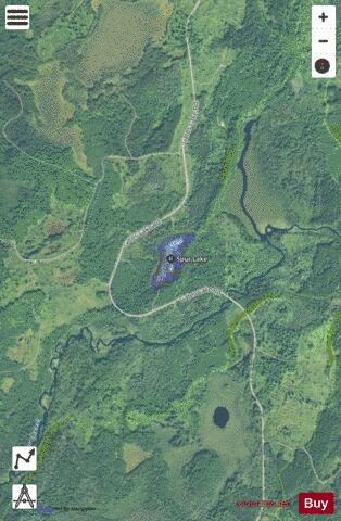 Spur Lake depth contour Map - i-Boating App - Satellite