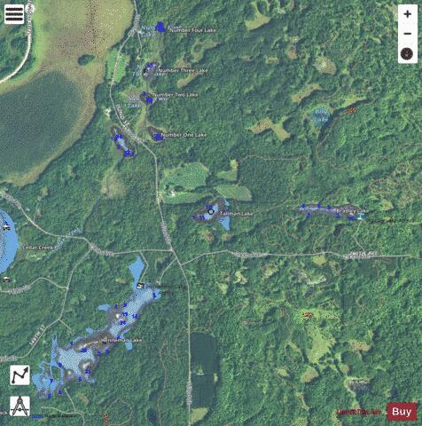 Tallman Lake depth contour Map - i-Boating App - Satellite