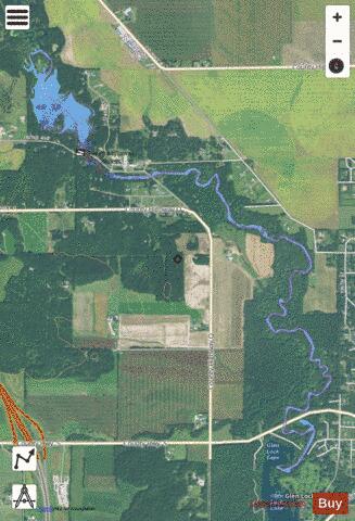 Tilden Mill Pond depth contour Map - i-Boating App - Satellite
