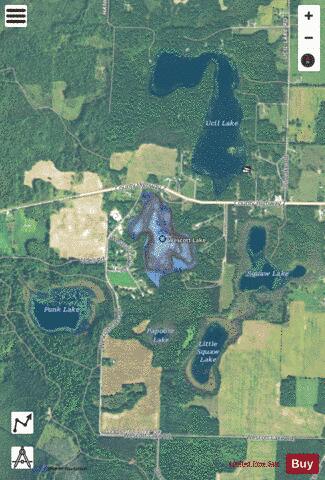Wescott Lake depth contour Map - i-Boating App - Satellite