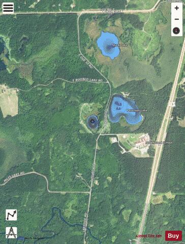 Yoekel Lake depth contour Map - i-Boating App - Satellite