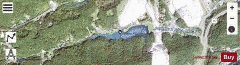 James P. Bailey Reservoir depth contour Map - i-Boating App - Satellite