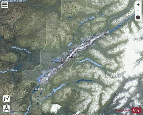 Clark, Lake depth contour Map - i-Boating App - Satellite