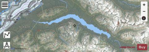 Kontrashibuna Lake depth contour Map - i-Boating App - Satellite