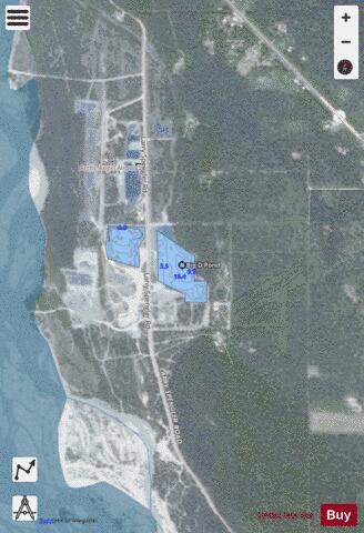 BigD depth contour Map - i-Boating App - Satellite