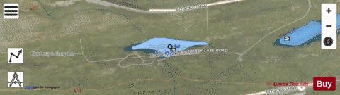 Blueberry depth contour Map - i-Boating App - Satellite