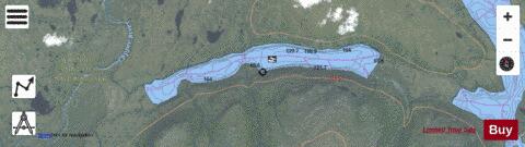Copper depth contour Map - i-Boating App - Satellite