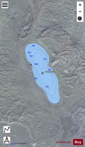 Dune depth contour Map - i-Boating App - Satellite