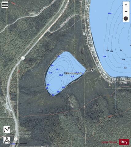 LittleHarding depth contour Map - i-Boating App - Satellite