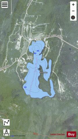 Otto depth contour Map - i-Boating App - Satellite