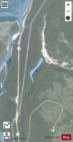Rapids depth contour Map - i-Boating App - Satellite
