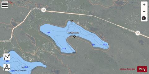 Sculpin depth contour Map - i-Boating App - Satellite