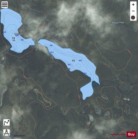SouthJans depth contour Map - i-Boating App - Satellite