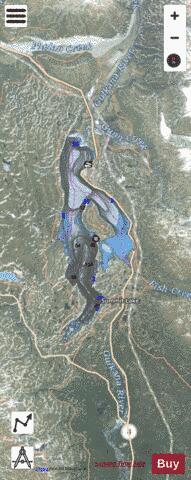 SummitPaxson depth contour Map - i-Boating App - Satellite