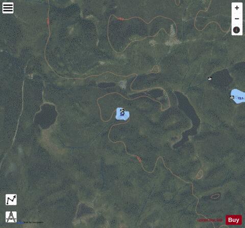 Tiny depth contour Map - i-Boating App - Satellite