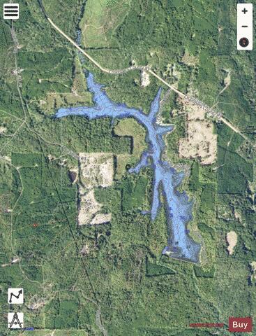 Chambers County Public Fishing Lake depth contour Map - i-Boating App - Satellite