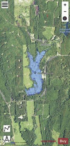 Monroe County Public Fishing Lake depth contour Map - i-Boating App - Satellite