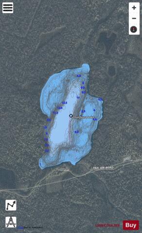 Chitbuna Lake depth contour Map - i-Boating App - Satellite