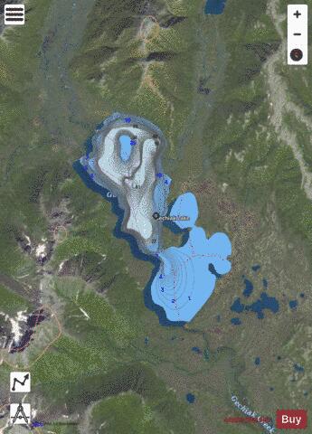 Gechiak depth contour Map - i-Boating App - Satellite
