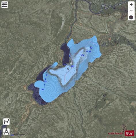 Nichols depth contour Map - i-Boating App - Satellite