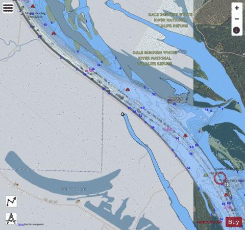 US_CC_AR_arkansas_e_sq_11_503_818 depth contour Map - i-Boating App - Satellite