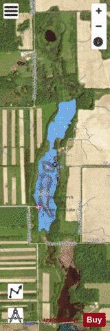 BeaverDam Lake, Steuben county depth contour Map - i-Boating App - Satellite