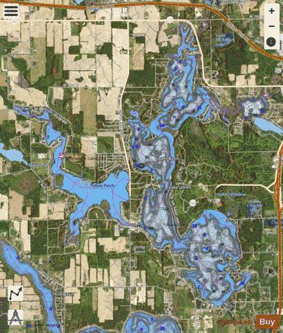 BigOtter Lake, Steuben county depth contour Map - i-Boating App - Satellite