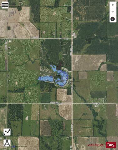 Altamont Idle Hour Lake depth contour Map - i-Boating App - Satellite
